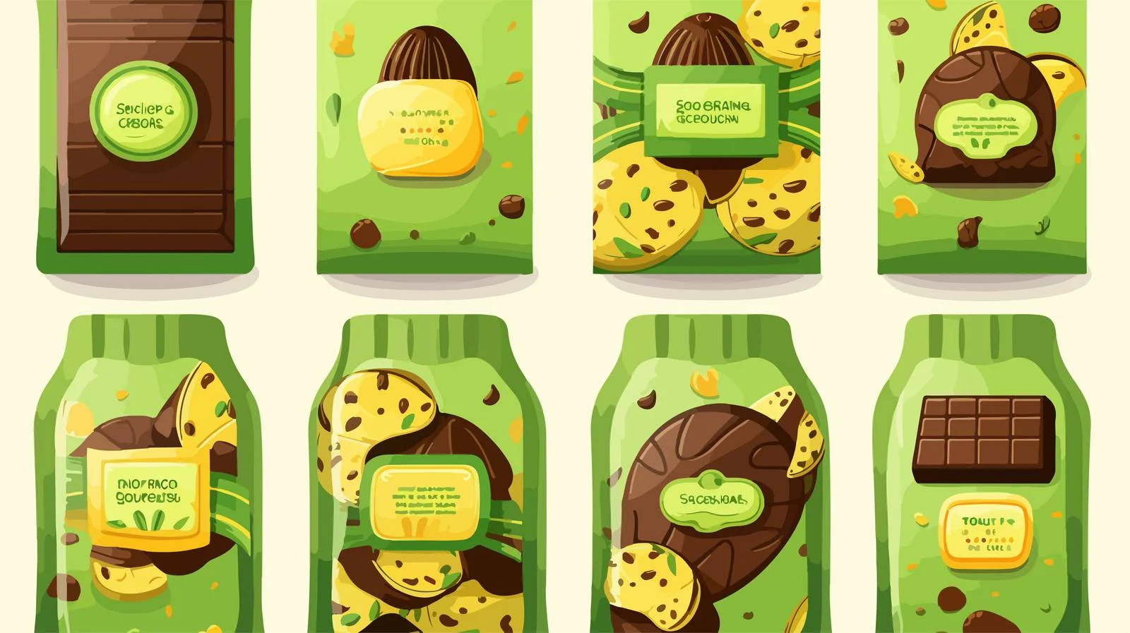 Whimsical Chocolate Packaging Design — free download from Dotvec