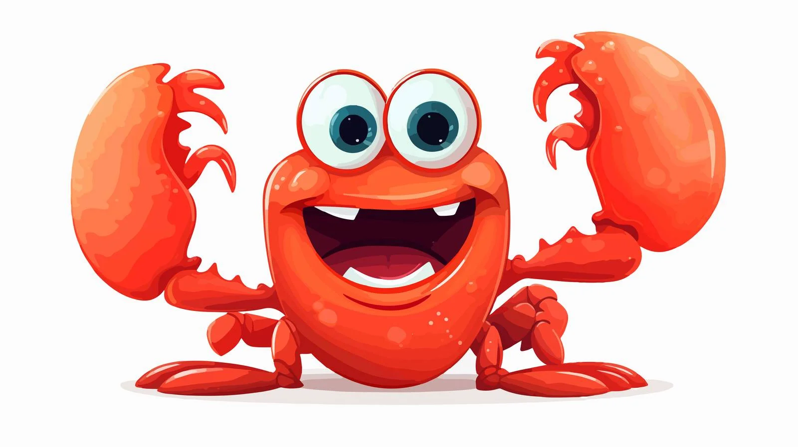 Joyful Lobster Vector Illustration — free download from Dotvec