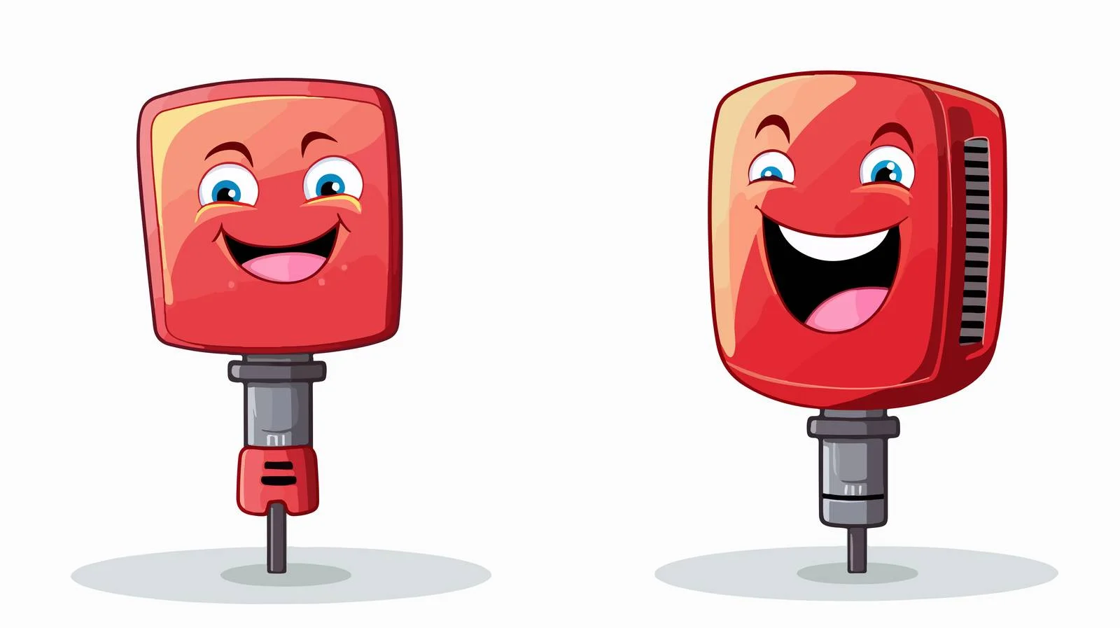 Whimsical Press Conference Microphone — free download from Dotvec