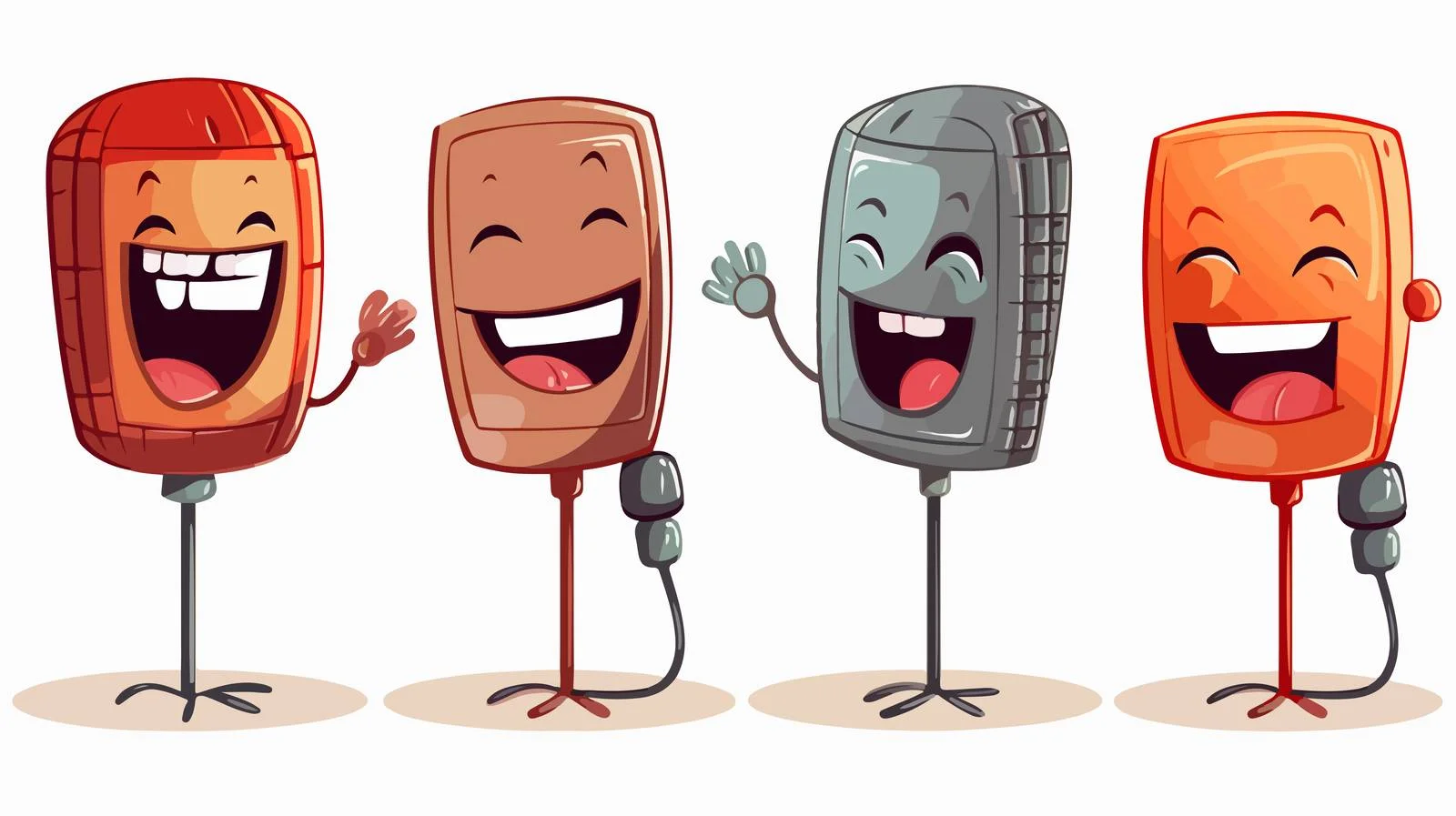 Cute Press Conference Microphone — free download from Dotvec