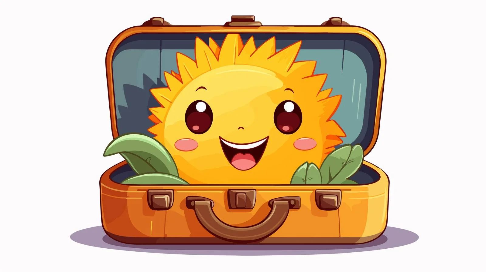 Adorable Holiday Suitcase Vector Art — free download from Dotvec