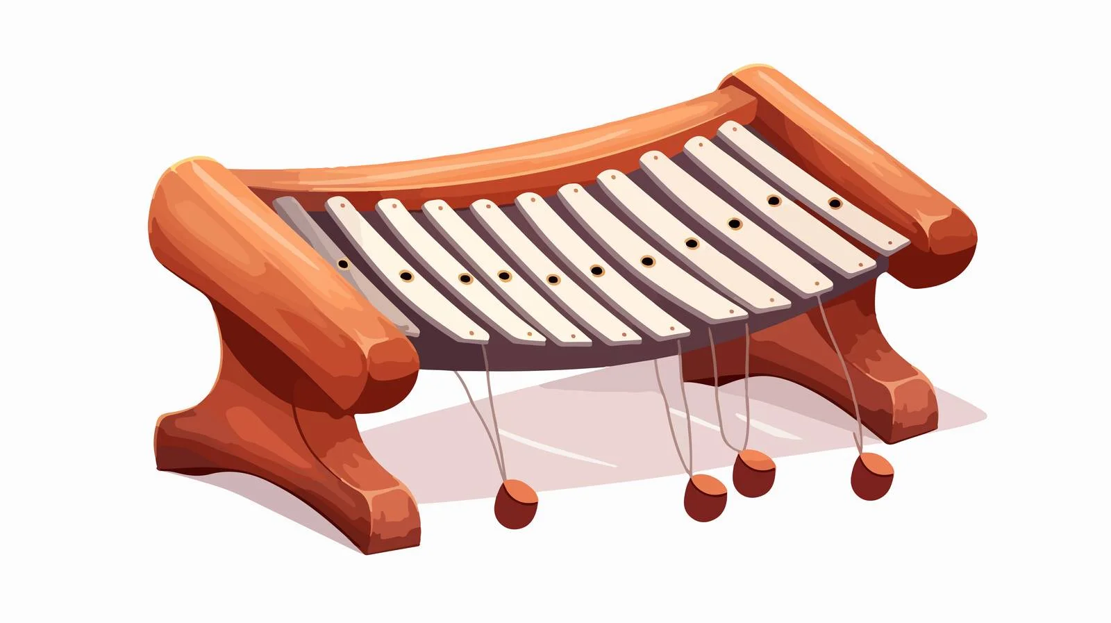 Whimsical Pan Flute Vector Illustration — free download from Dotvec
