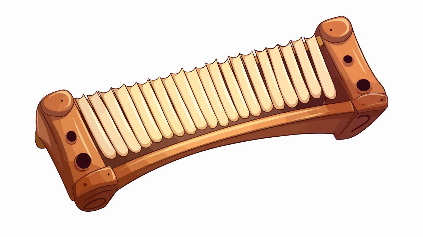 Playful Pan Flute Instrument Vector Illustration — free download from Dotvec