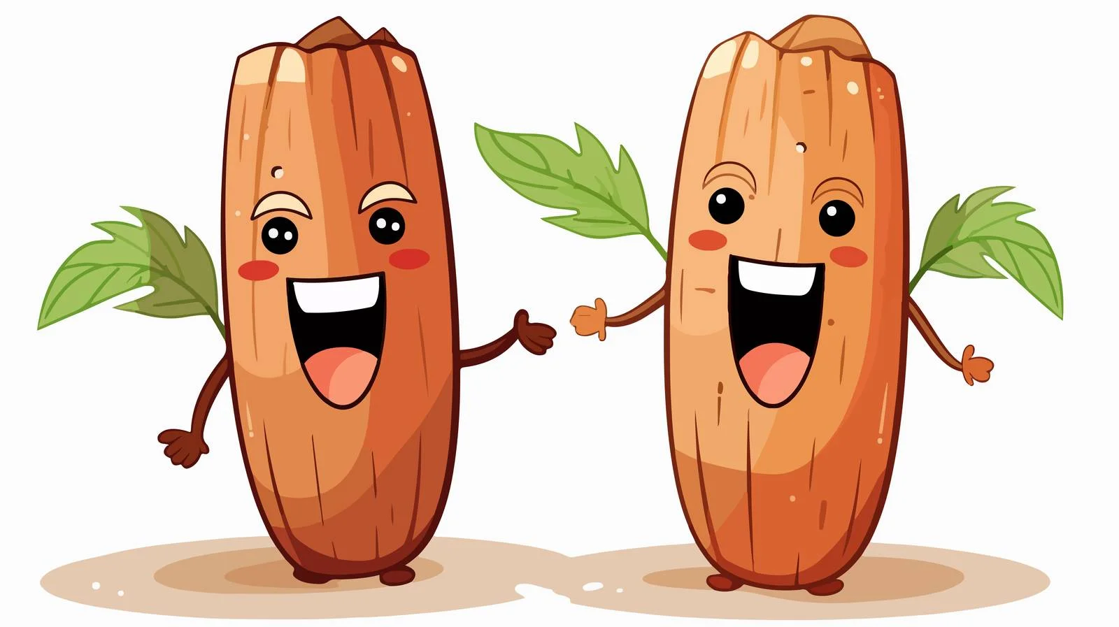 Adorable Cartoon Raw Cassava Illustration — free download from Dotvec