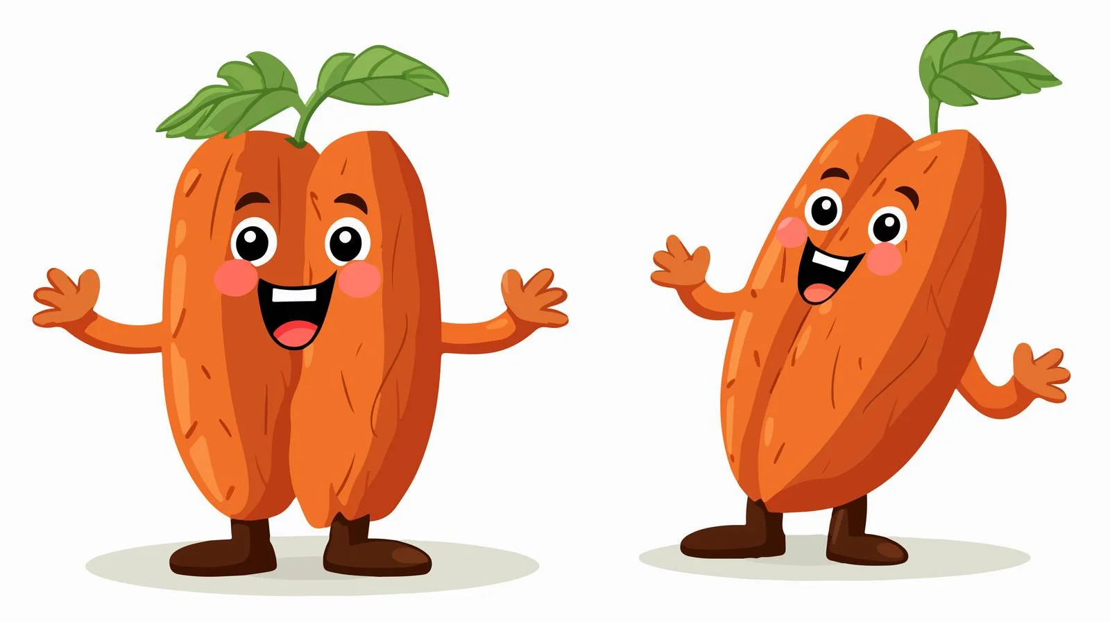 Adorable Cassava Cartoon Character — free download from Dotvec