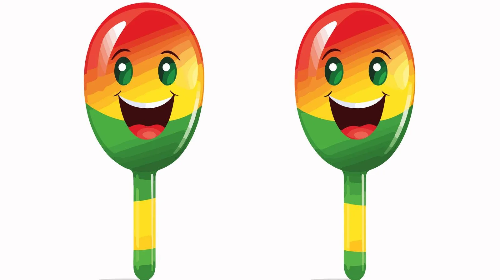 Colorful Maracas Vector Illustration — free download from Dotvec