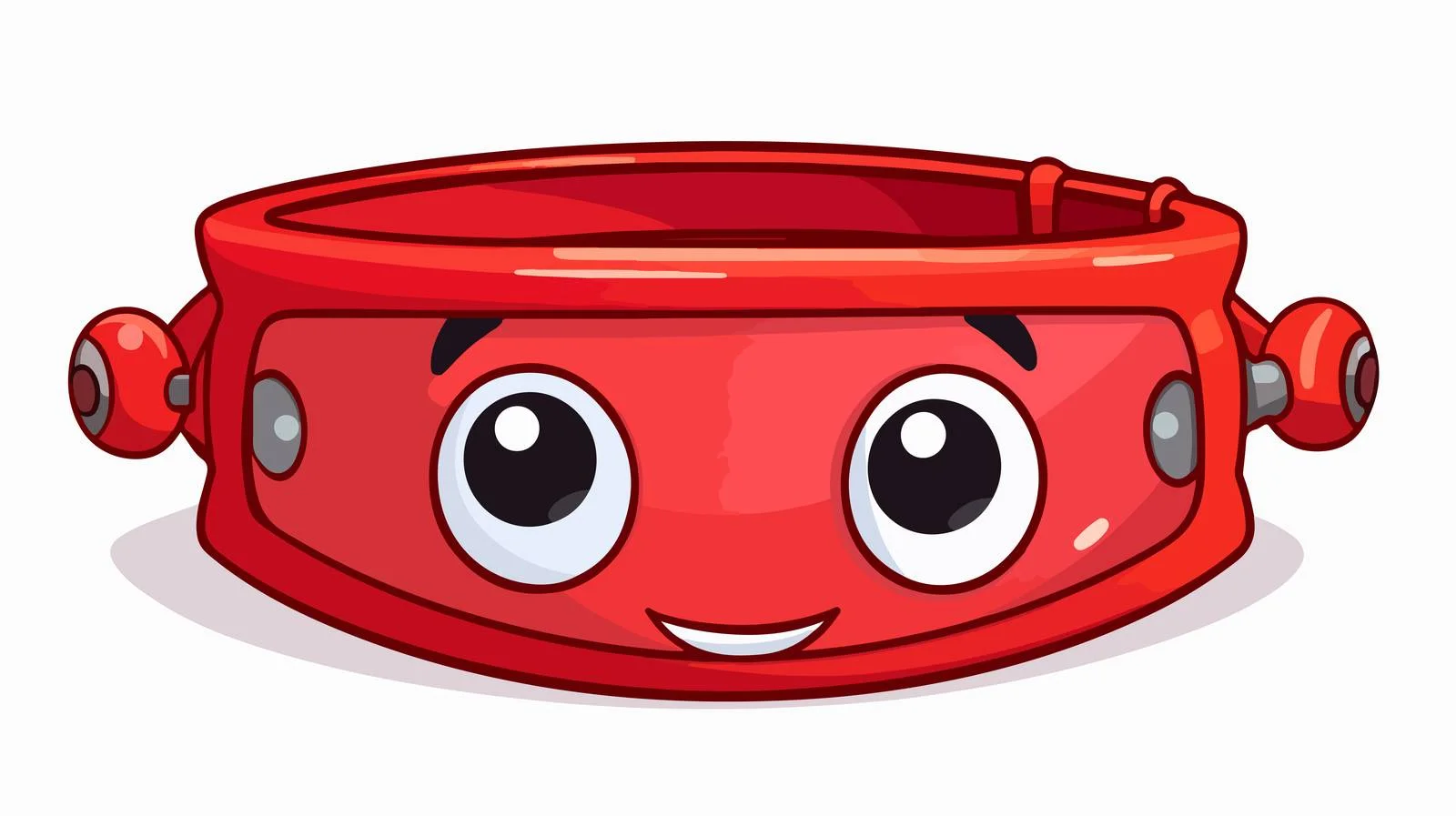 Adorable Cartoon Red Tambourine — free download from Dotvec