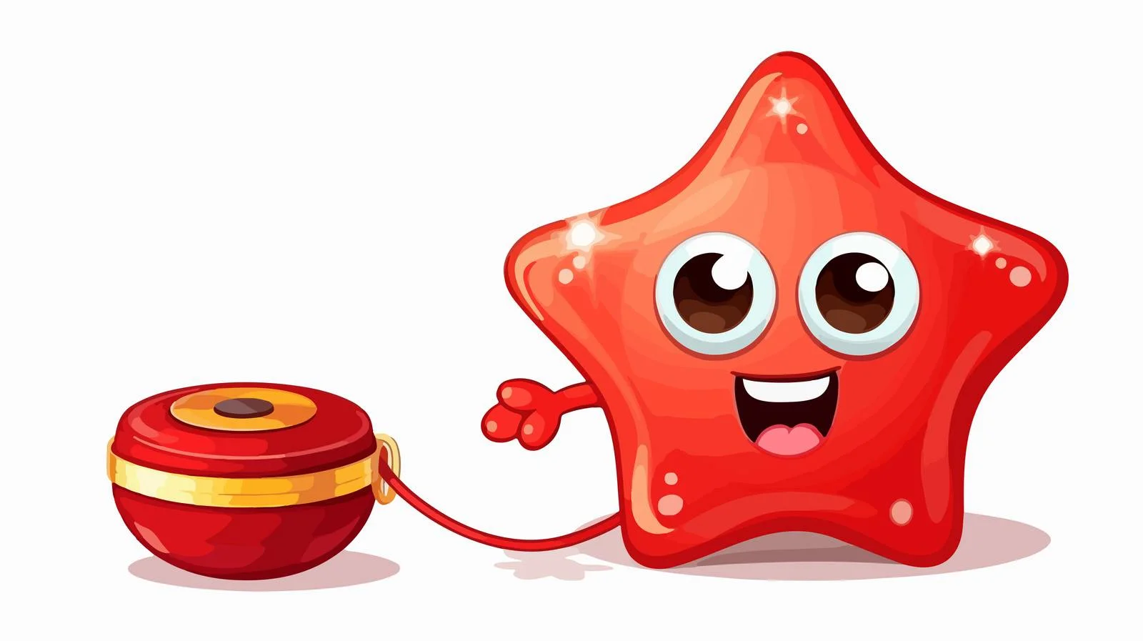 Adorable YoYo with Star Illustration — free download from Dotvec