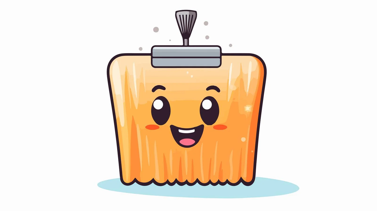 Adorable Scrub Brush for Household Cleaning — free download from Dotvec