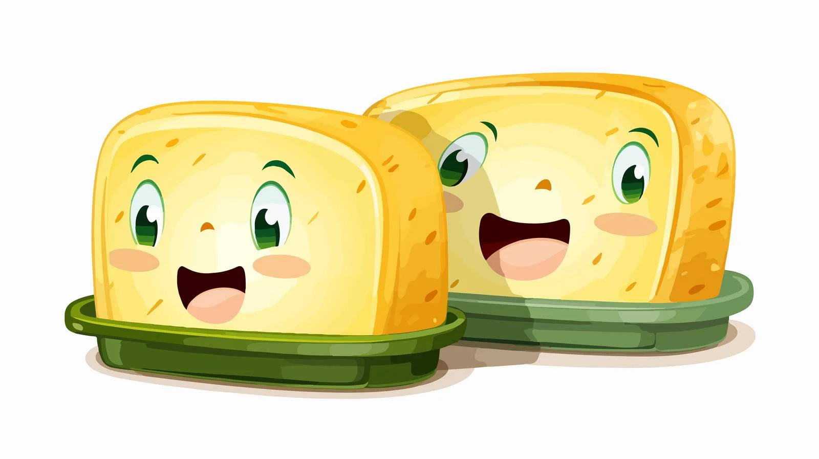 Whimsical Bread Slices in Colorful Plastic — free download from Dotvec