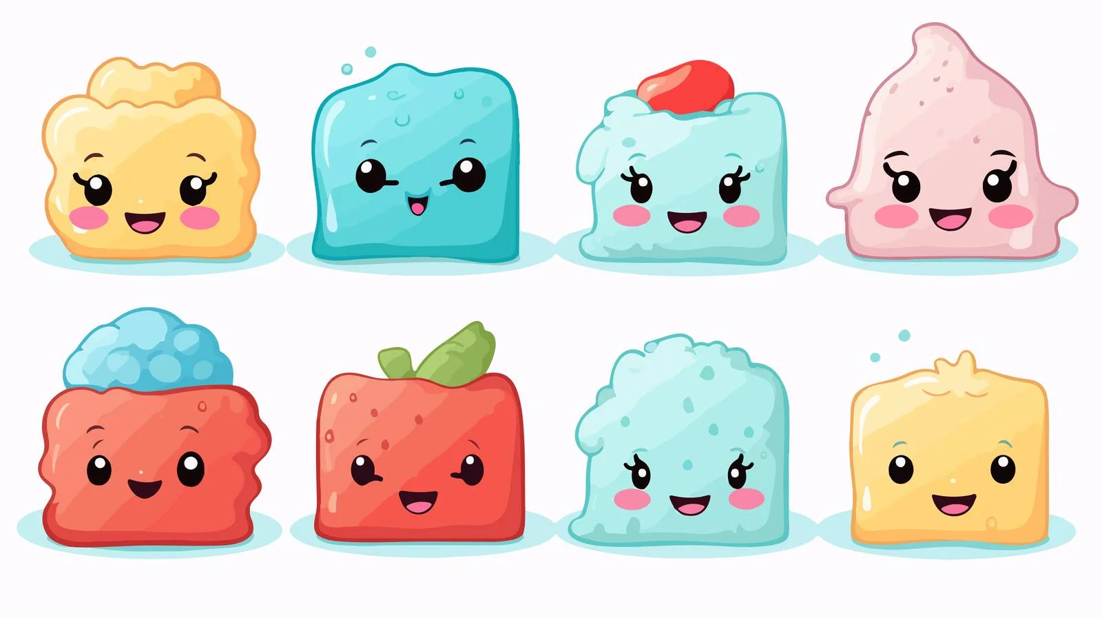Whimsical Soap Set Illustration — free download from Dotvec
