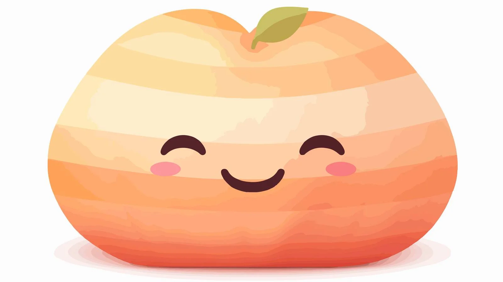 Adorable Peach Pillow with Stripes — free download from Dotvec