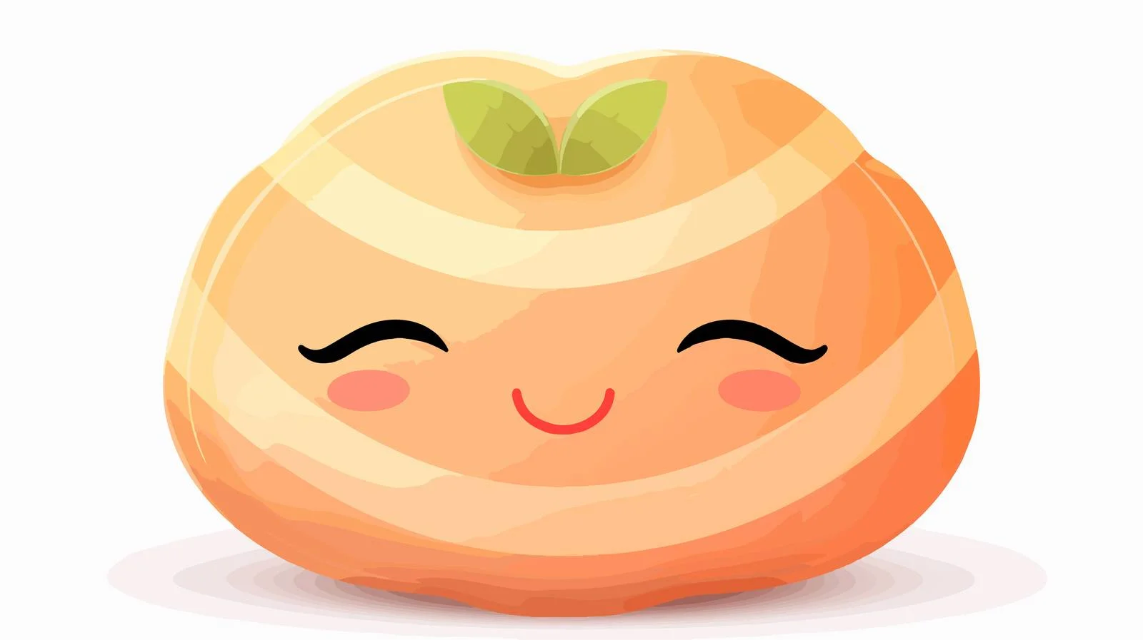 Adorable Peach Striped Pillow — free download from Dotvec