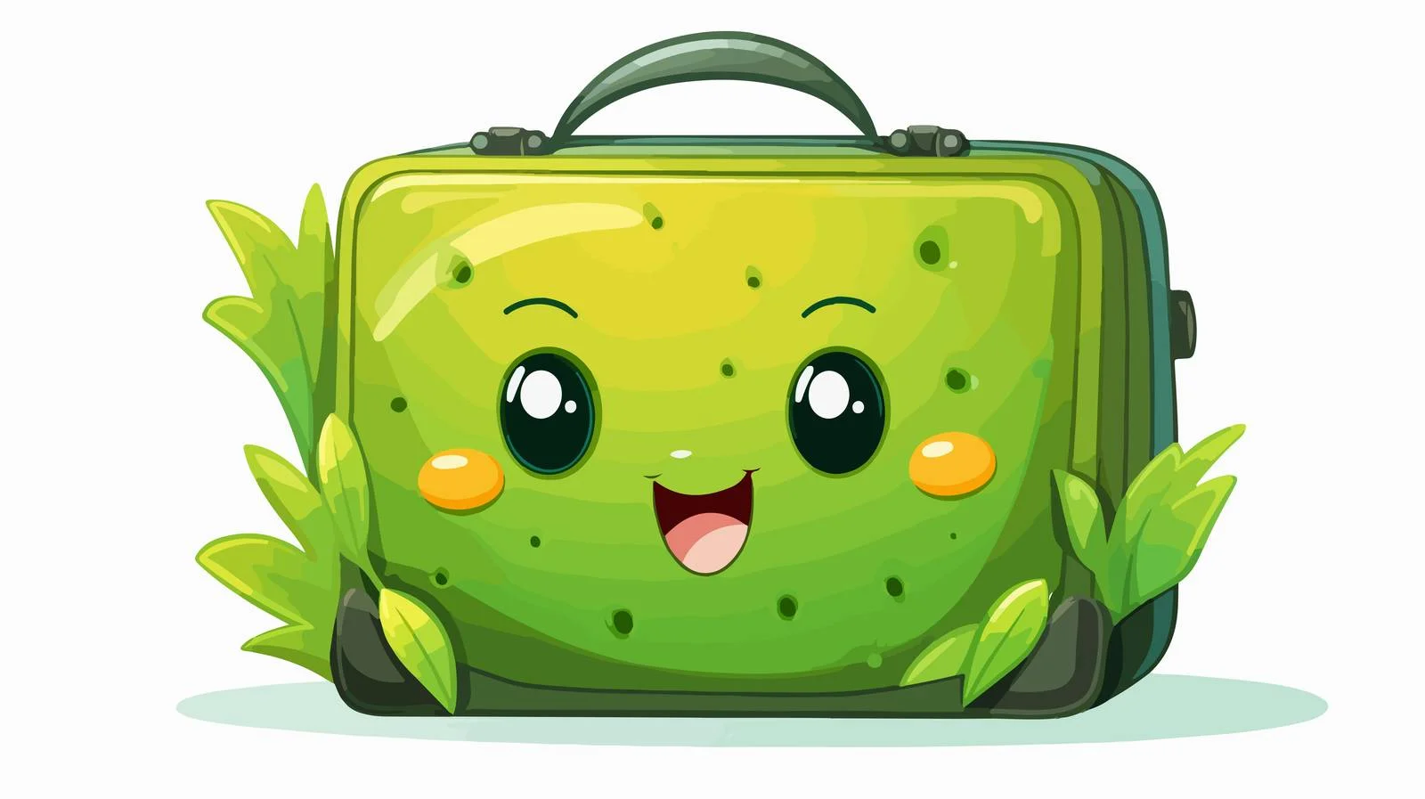 Adorable Vacation-Ready Suitcase Vector Illustration — free download from Dotvec