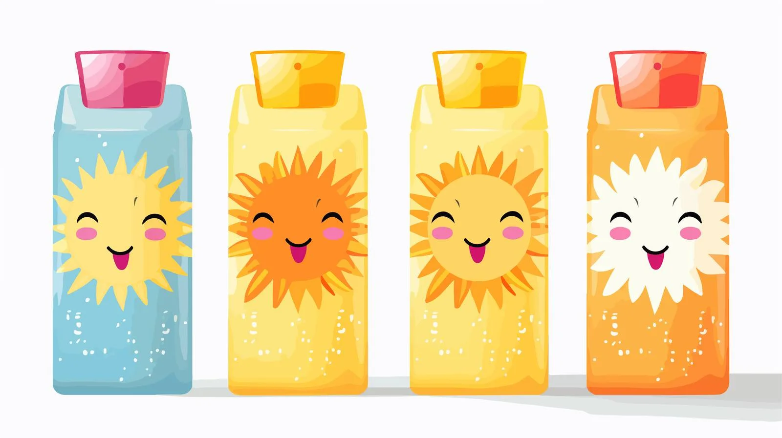 Whimsical Sunscreen Packaging — free download from Dotvec