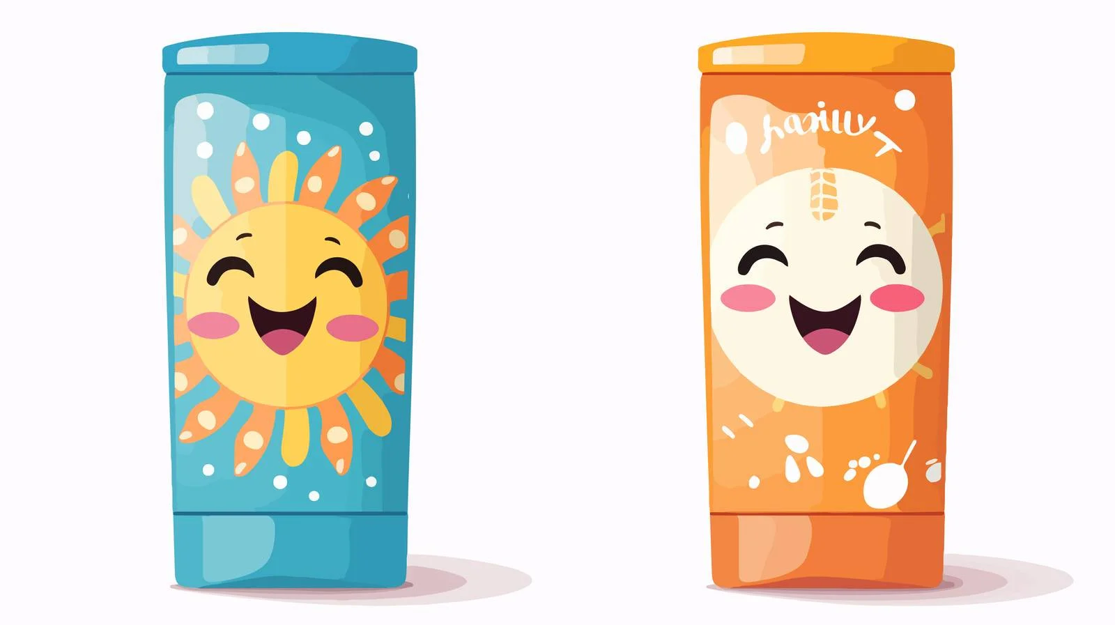Whimsical Sunblock Packaging Design — free download from Dotvec