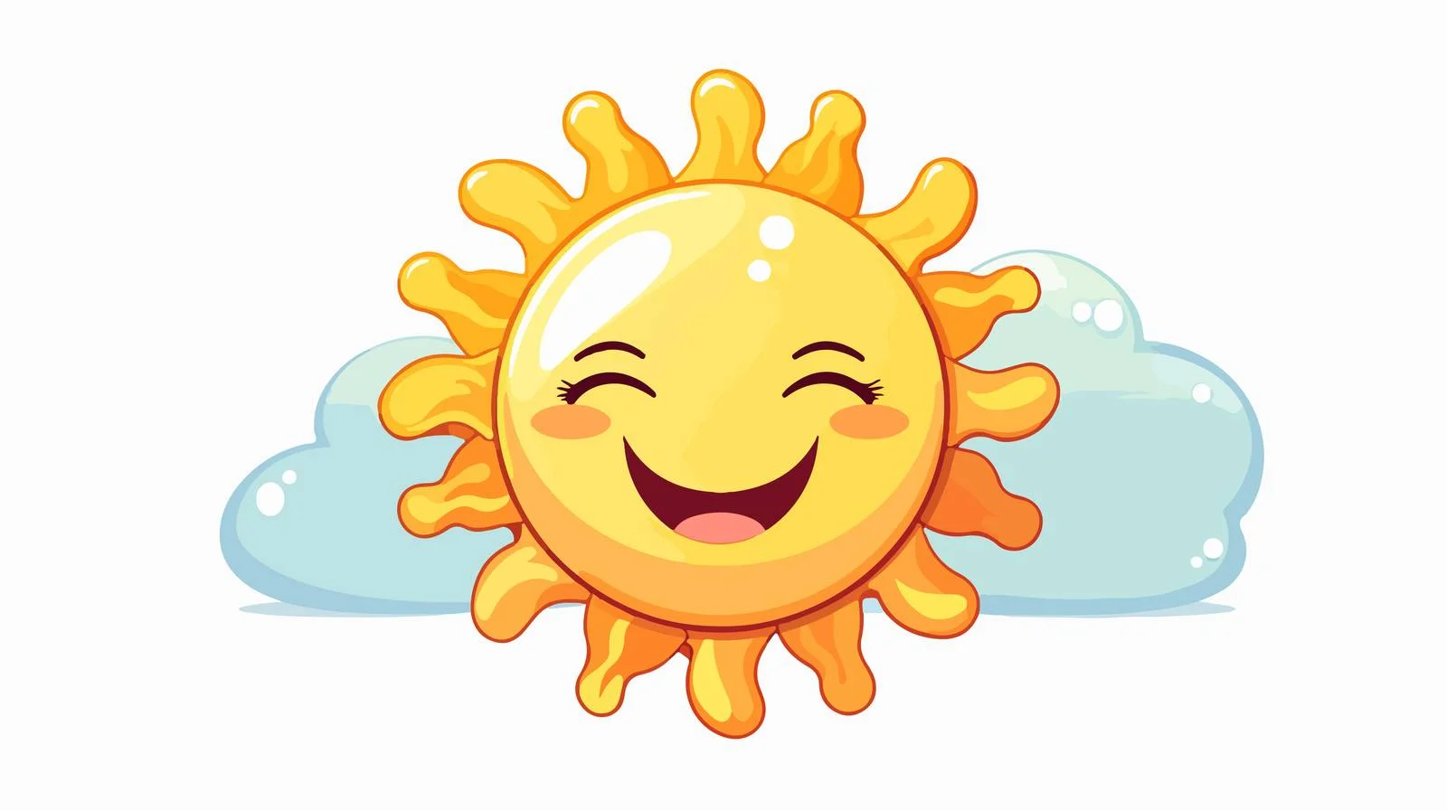 Happy Sun Stock Vector Illustration — free download from Dotvec