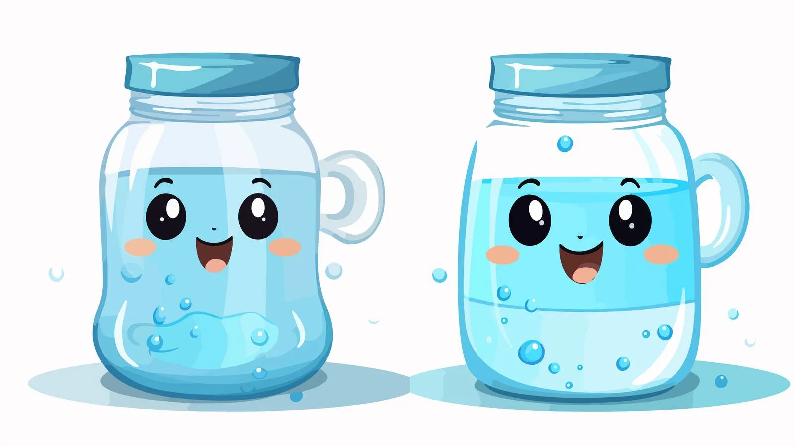 Playful Tap Water Vector Illustration — free download from Dotvec