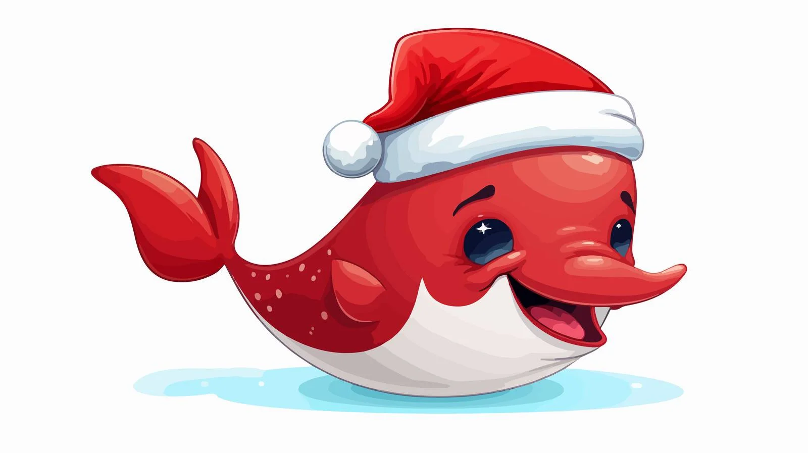 Whimsical Whale in Festive Attire — free download from Dotvec
