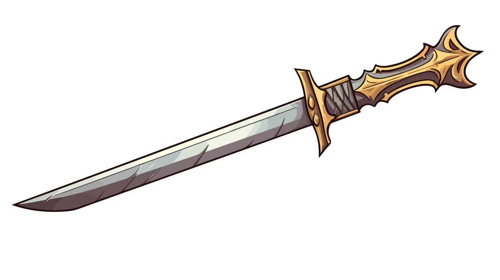 Vintage Sword Vector Illustration — free download from Dotvec
