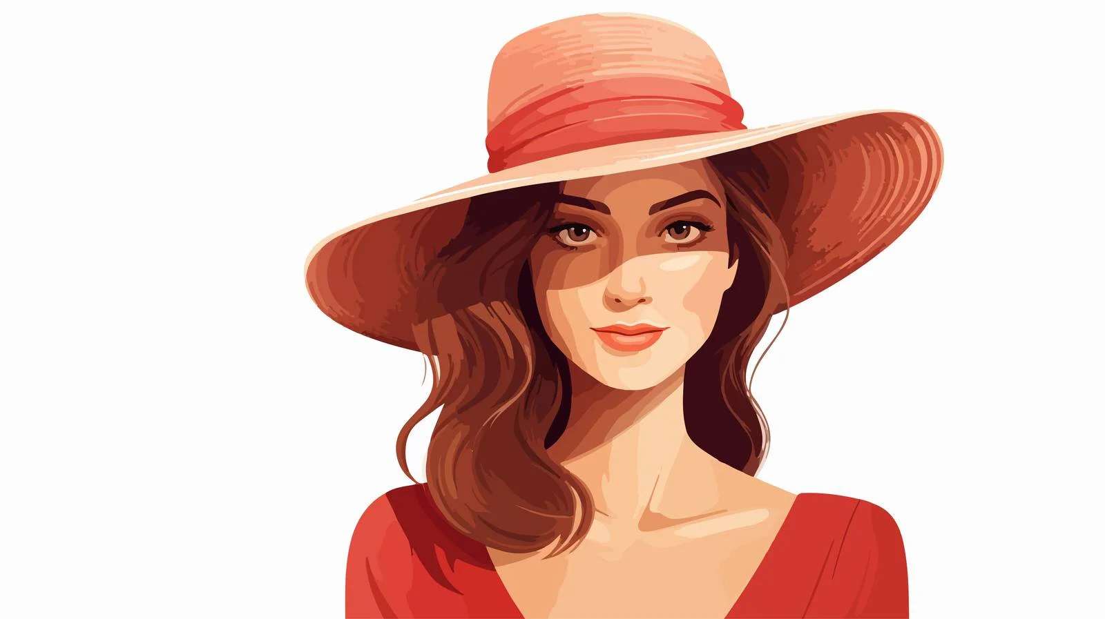Stylish Summer Hat for Women — free download from Dotvec