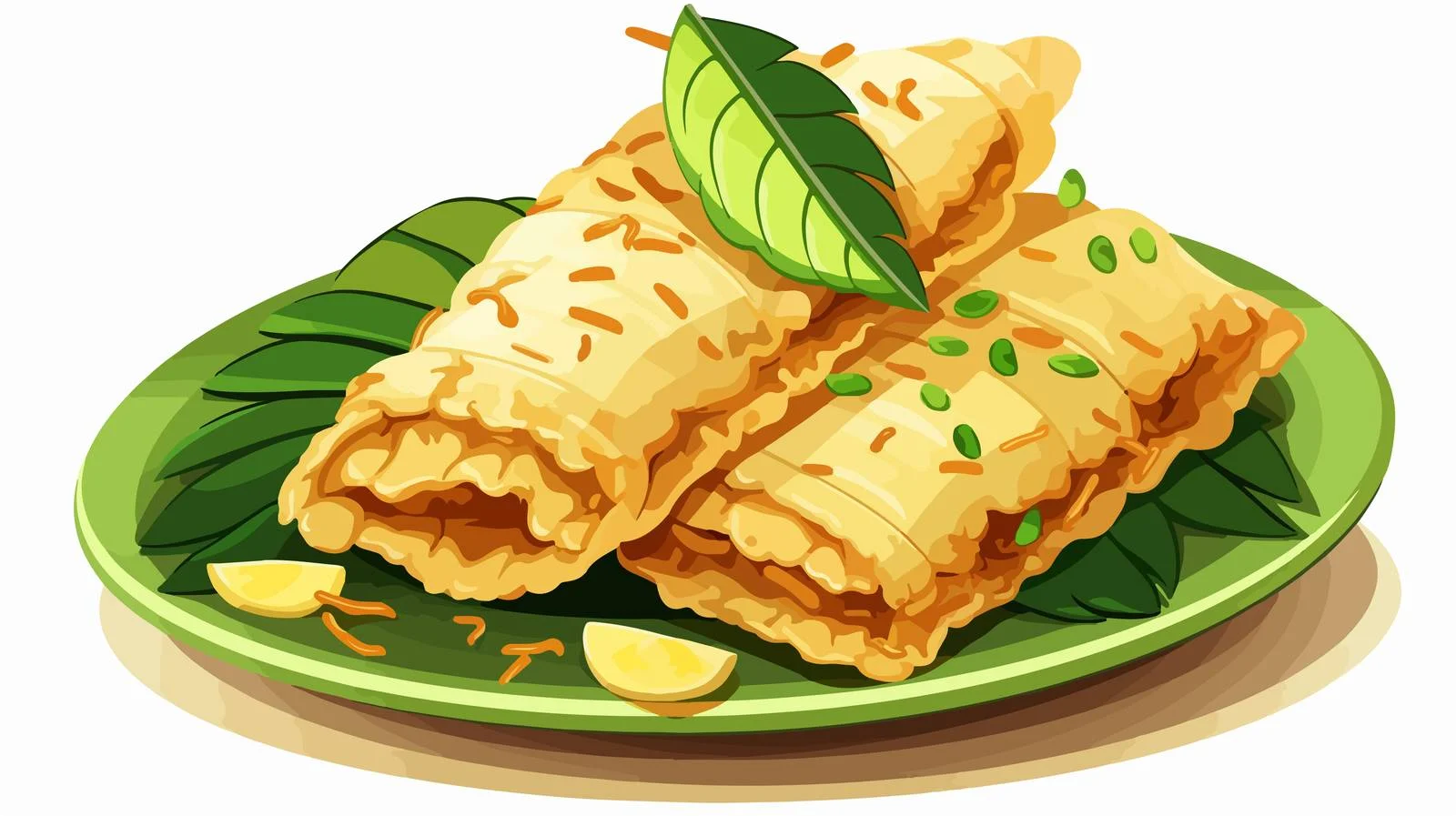 Traditional Indonesian Yummi Tempe Goreng Dish — free download from Dotvec