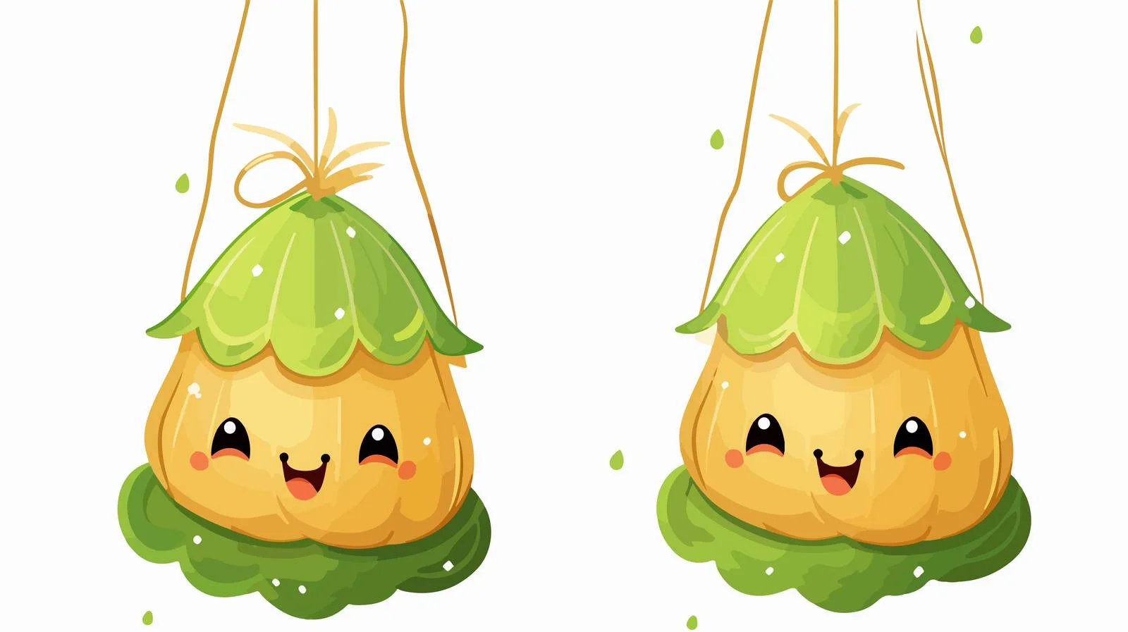 Festive Ketupat Decor for Eid Celebration — free download from Dotvec