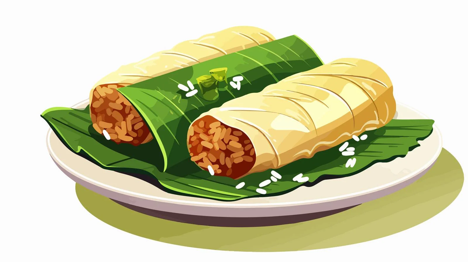 Delicious Lemper Indonesian Snack — free download from Dotvec