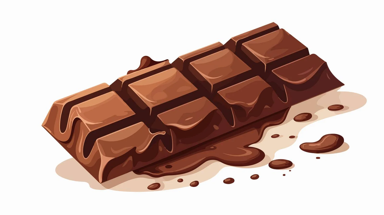Delicious Chocolate Bar Vector Illustration — free download from Dotvec