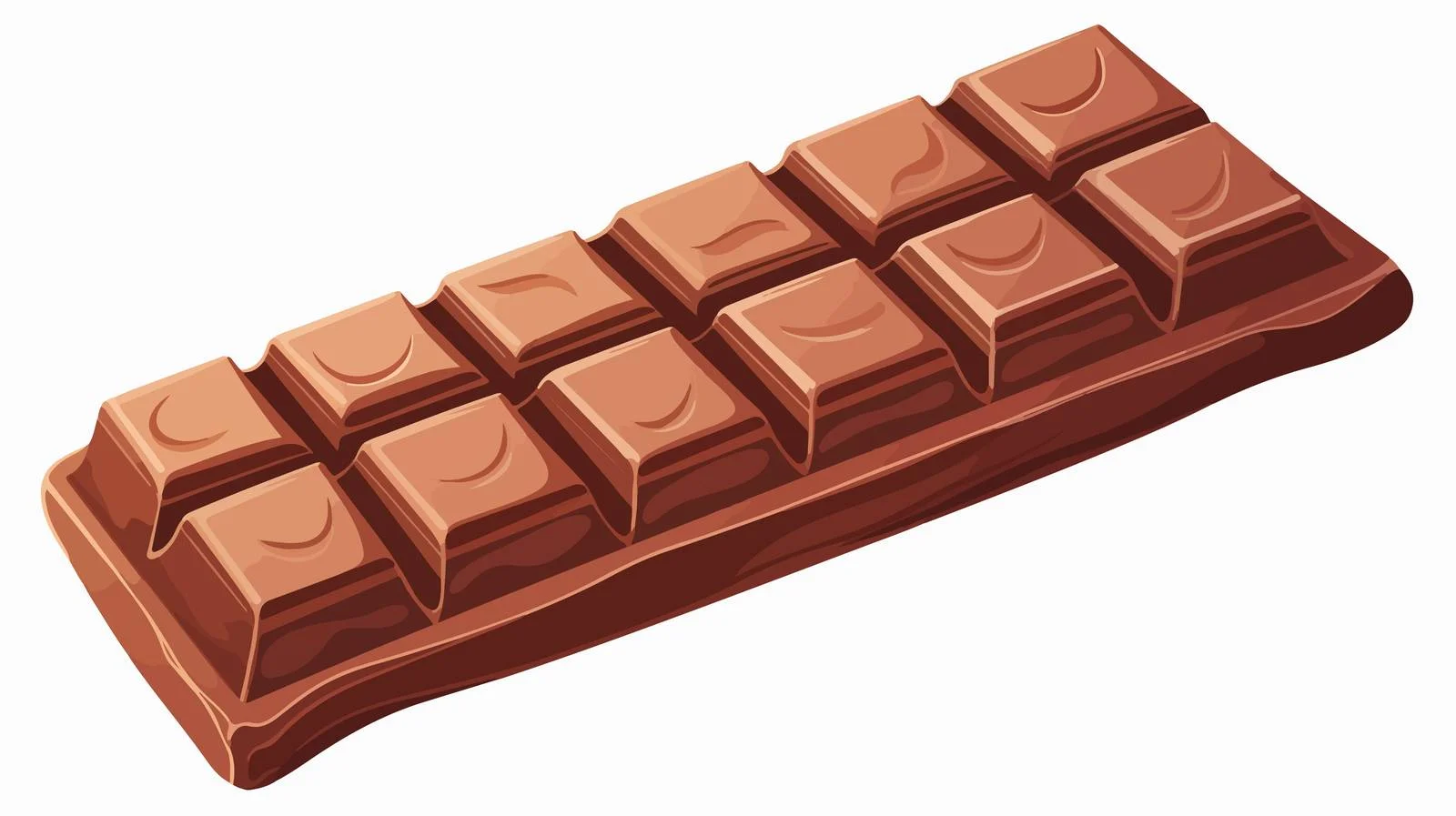 Delicious Chocolate Bar Vector Illustration — free download from Dotvec