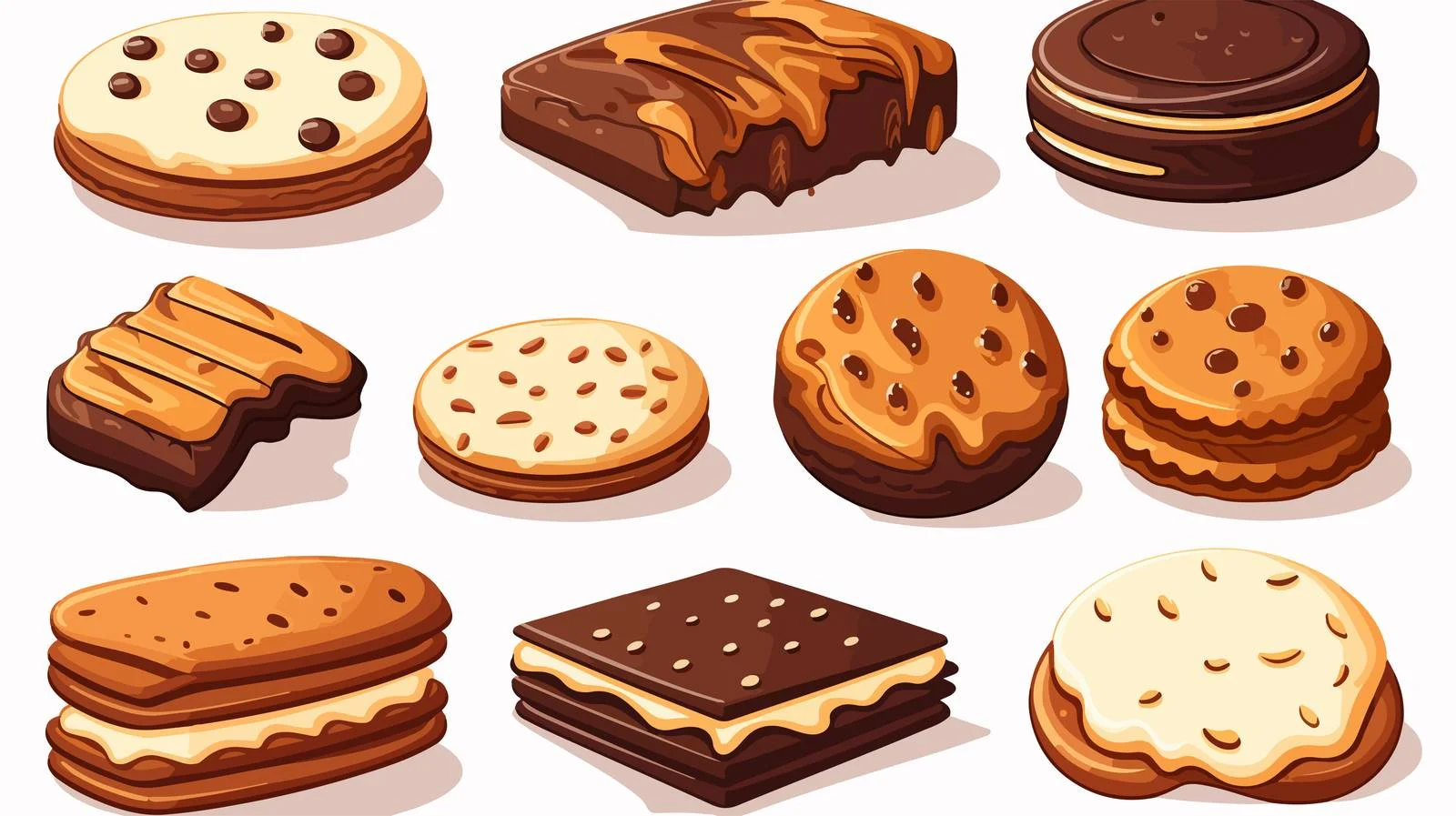 Delicious Chocolate Biscuits — free download from Dotvec
