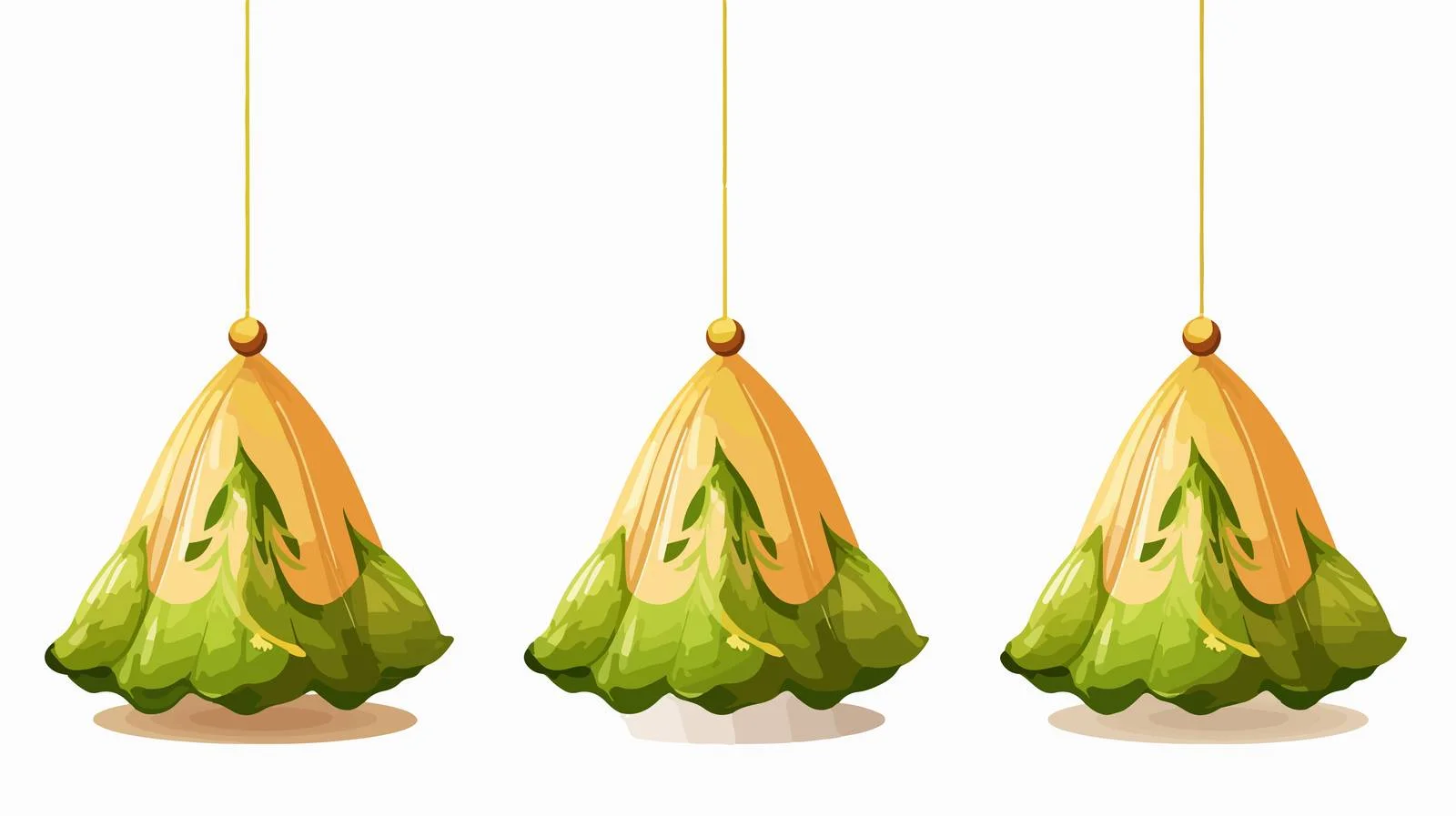 Festive Ketupat Set for Eid Celebration — free download from Dotvec