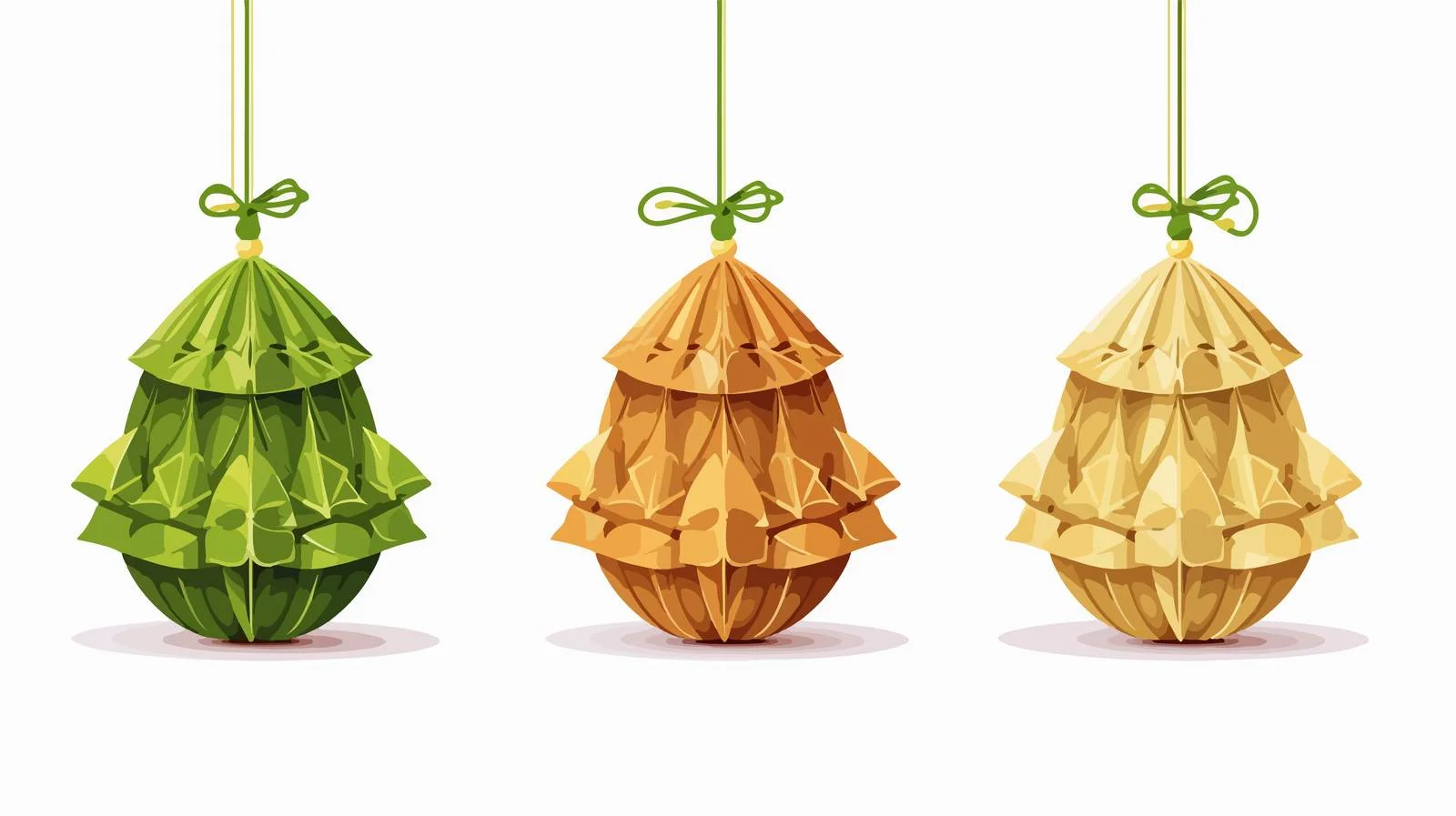 Eid Mubarak Ketupat Set Display — free download from Dotvec