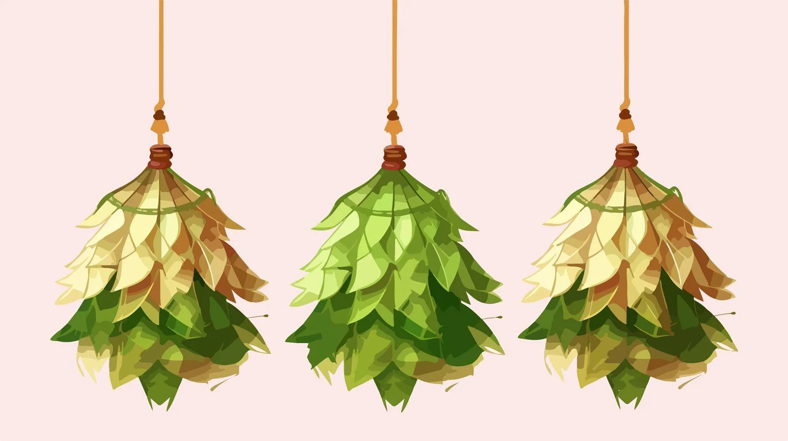 Festive Ketupat Set for Eid Celebration — free download from Dotvec