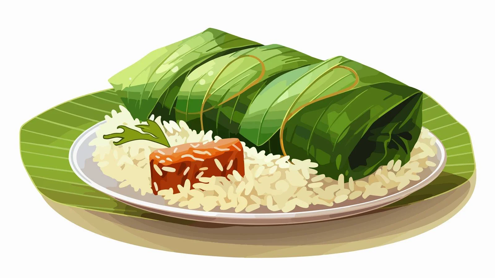 Delicious Nasi Bungkus: Indonesian Culinary Tradition — free download from Dotvec