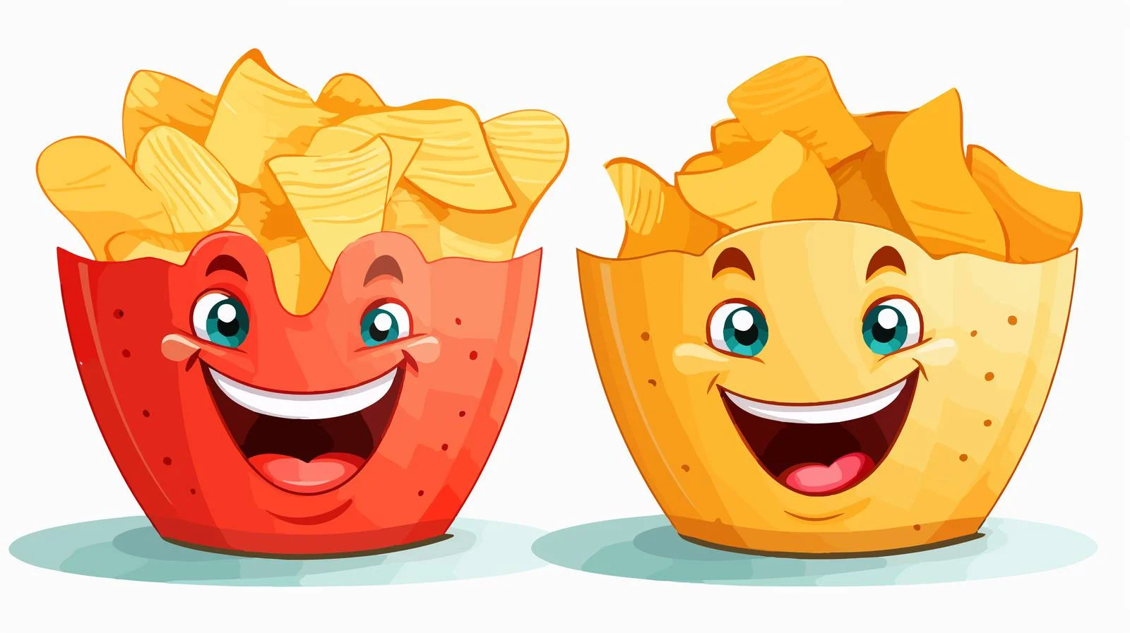 Delicious Potato Chips in Bowl — free download from Dotvec