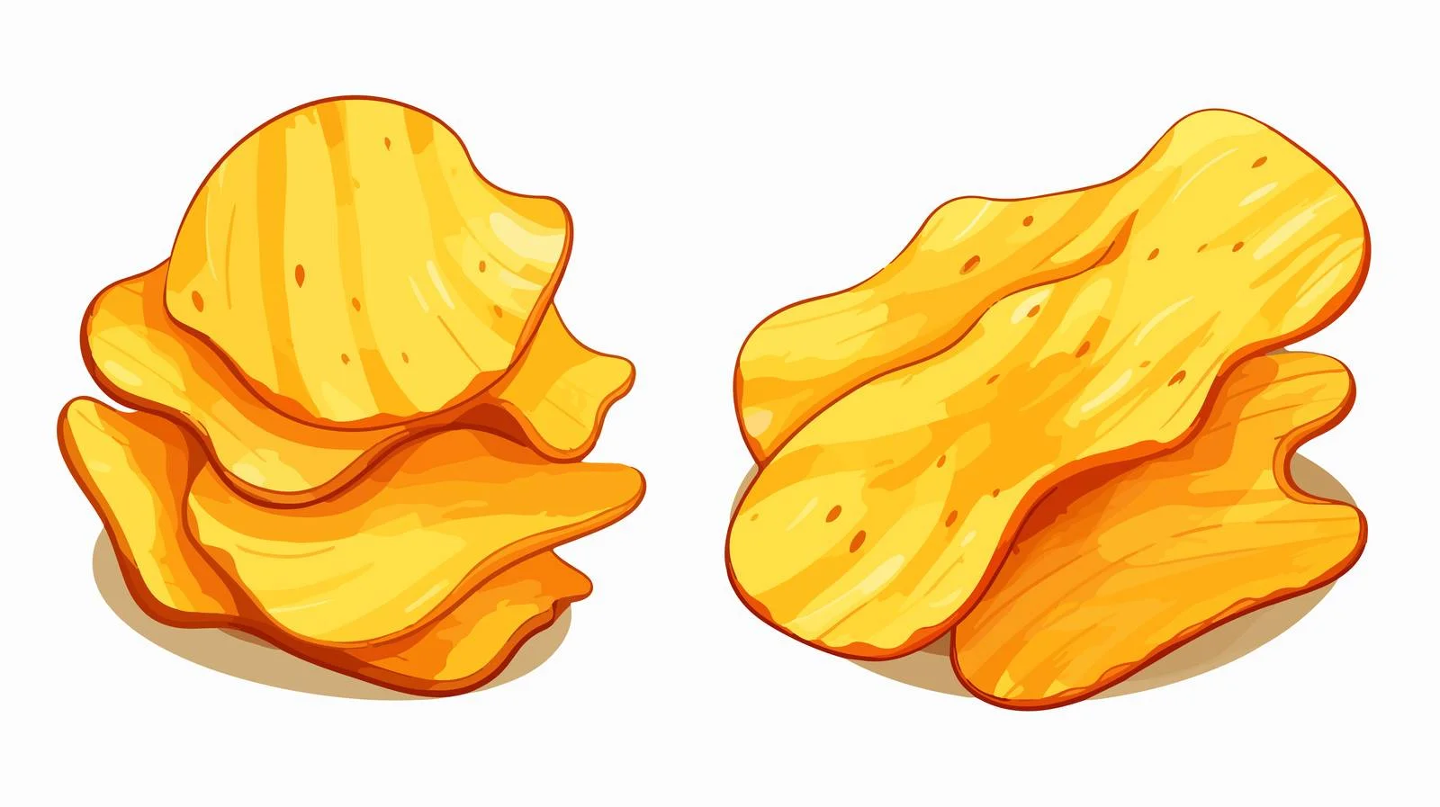 Cheerful Potato Chips Presentation — free download from Dotvec