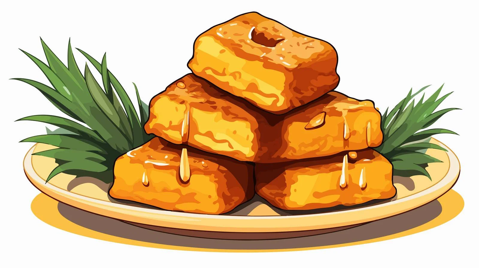 Delicious Indonesian Sweet Snack Bika Ambon — free download from Dotvec