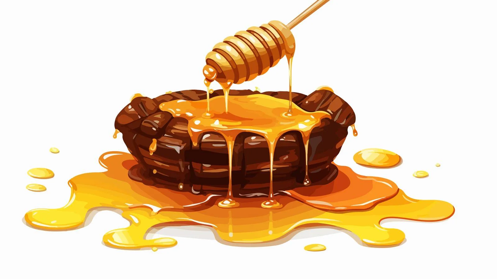 Delightful Honey Vector Illustration — free download from Dotvec