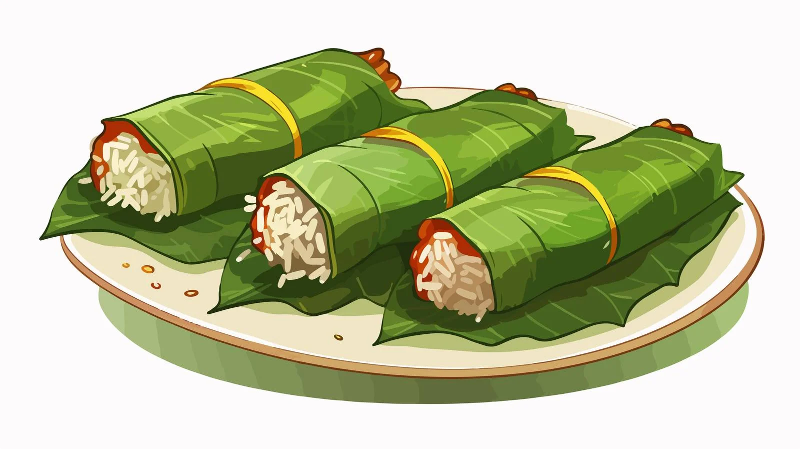 Delicious Lemper Indonesian Snack — free download from Dotvec