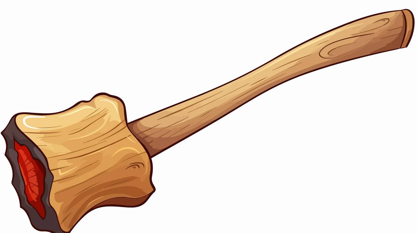 Axe Wood Vector Illustration — free download from Dotvec