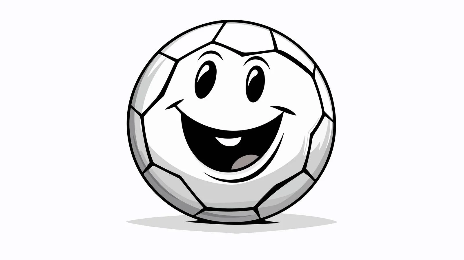 Whimsical Soccer Ball Vector Illustration — free download from Dotvec