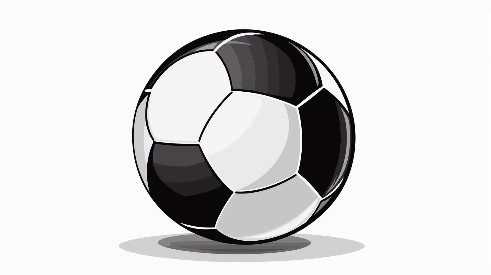 Humorous Soccer Ball Vector Illustration — free download from Dotvec