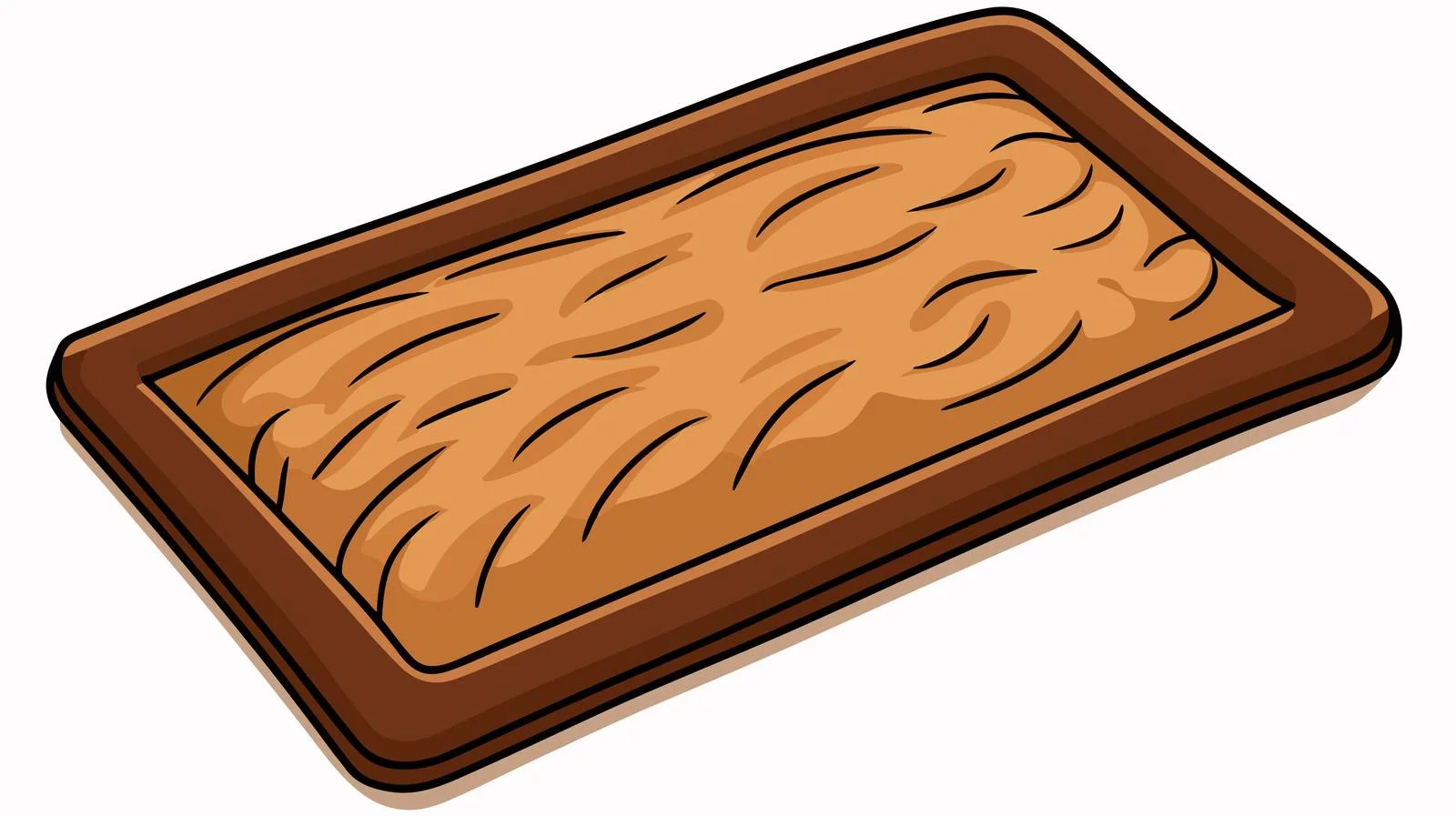 Cartoon Brown Doormat Vector — free download from Dotvec