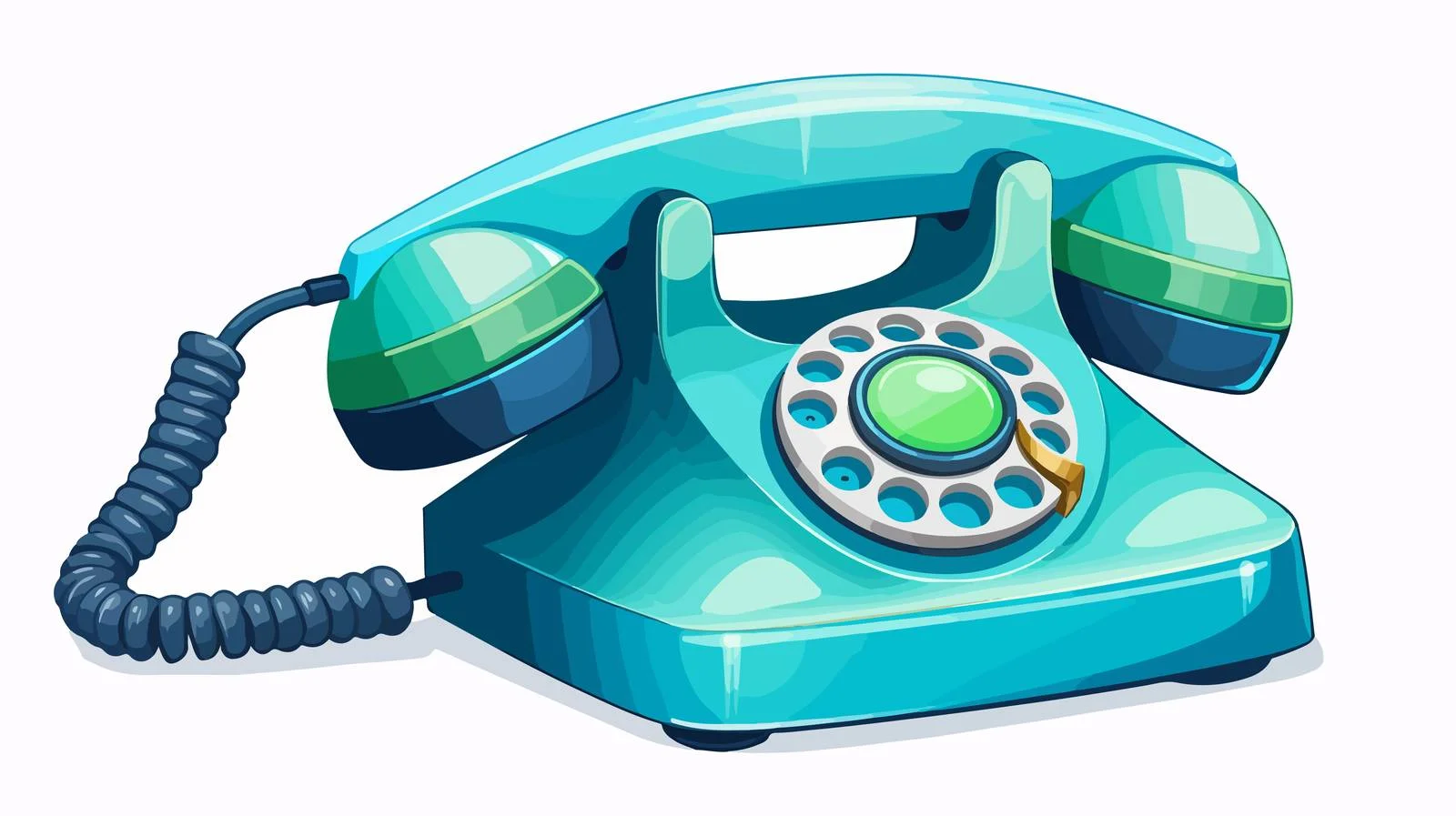 Vintage Vector Phone Illustration — free download from Dotvec