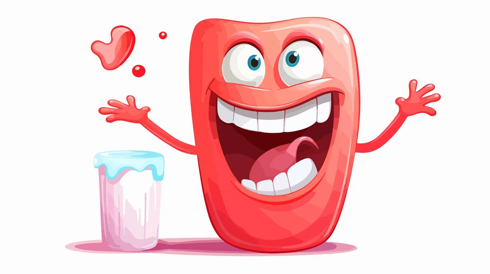 Humorous Toothpaste Illustration — free download from Dotvec