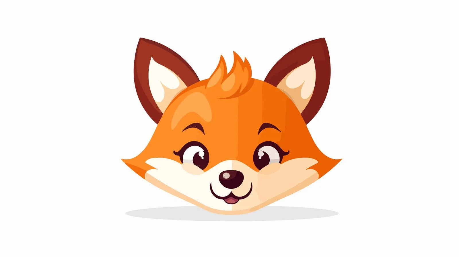 Adorable Fox with Playful Headband — free download from Dotvec
