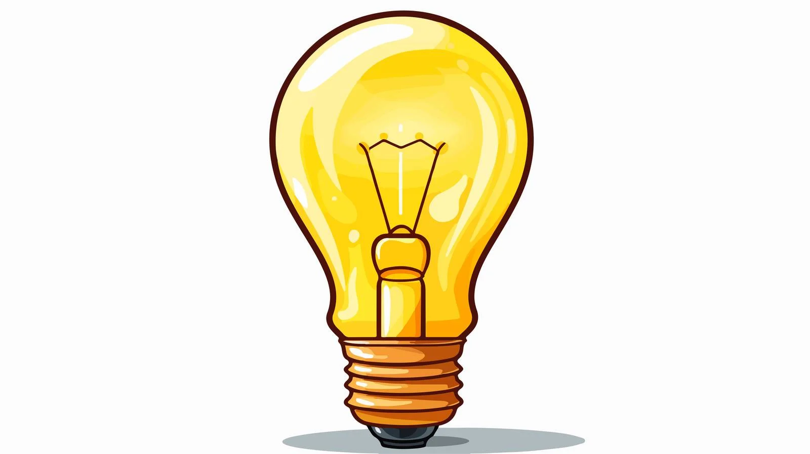 Creative Lamp Idea Vector Illustration — free download from Dotvec