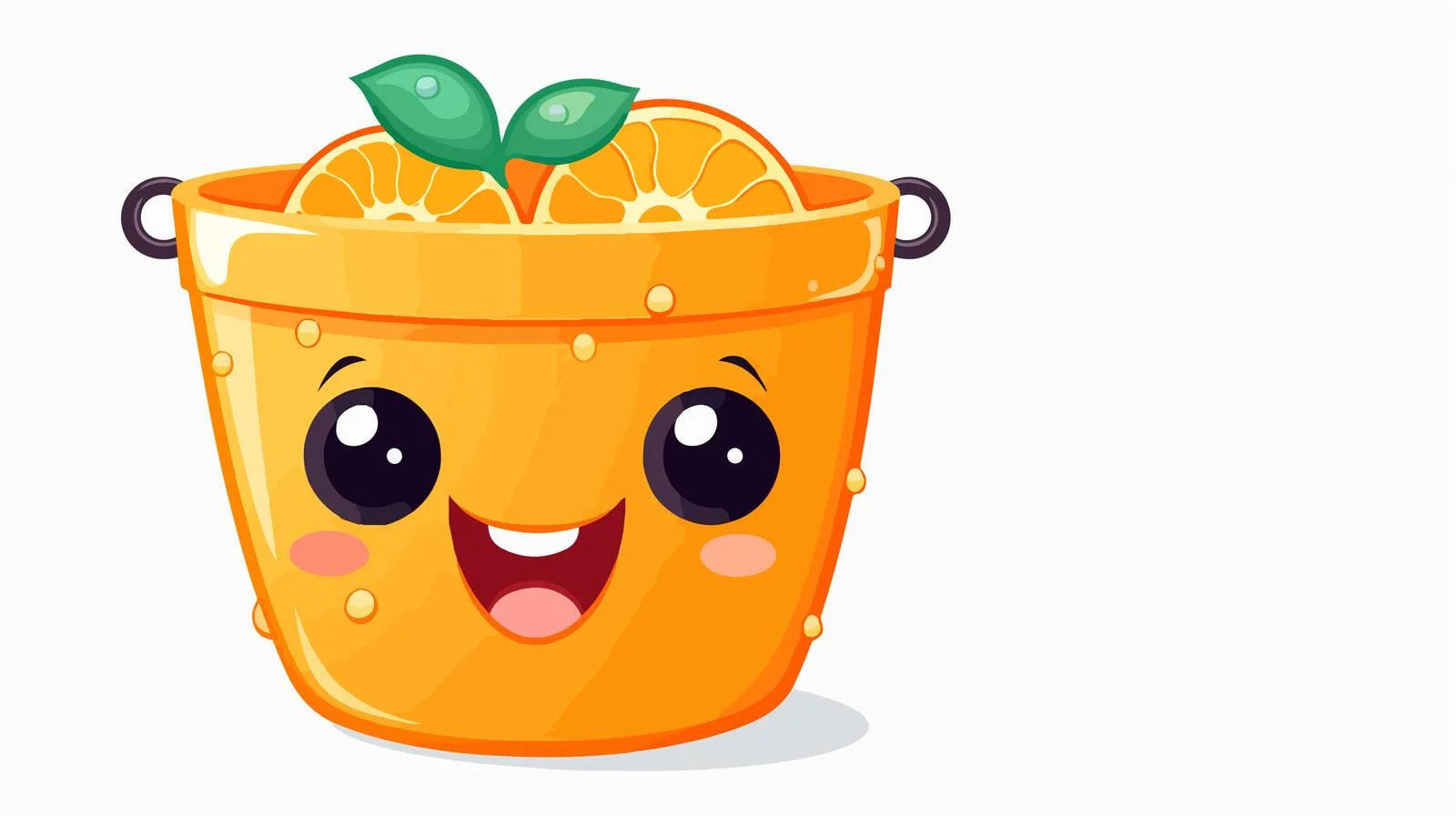 Bubbly Orange Bucket — free download from Dotvec