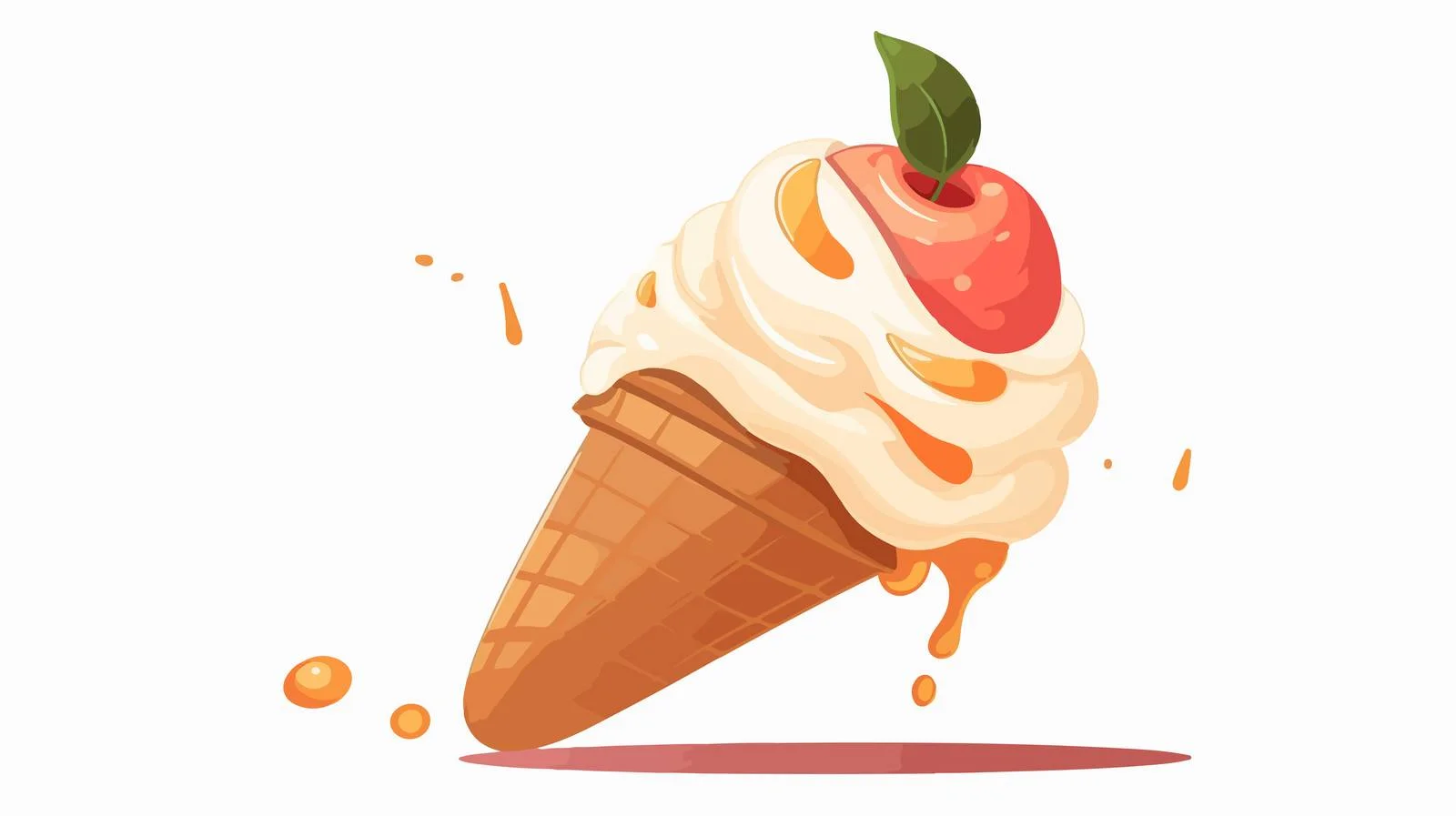 Humorous Ice Cream Mishap — free download from Dotvec